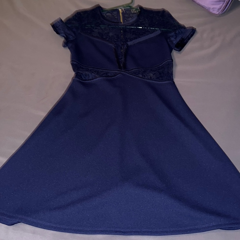 Navy blue dress xs like new